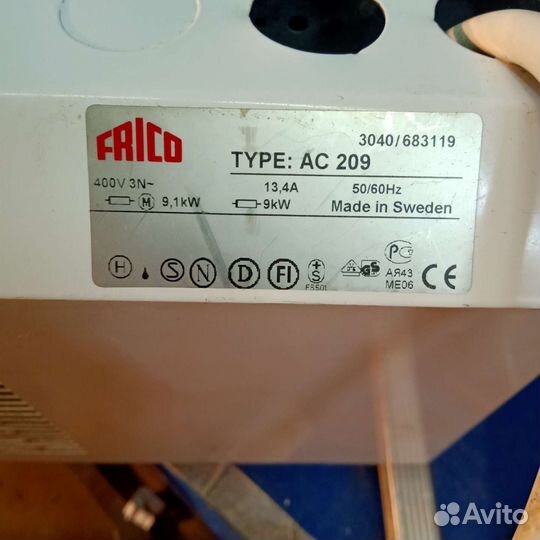 Тепловая завеса Frico 9кВт