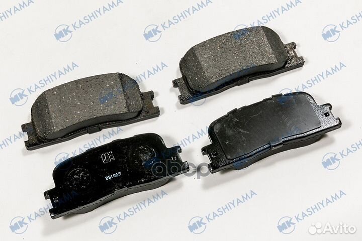 Колодки тормозные, задние (с антискрипной