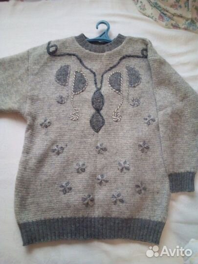 Свитер очень тёплый, большой 56-58 размер