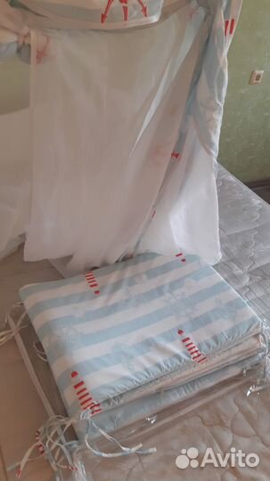 Бортики в детскую кроватку бу