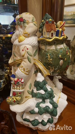 Дед Мороз 48 см Фарфор Fitz and Floyd