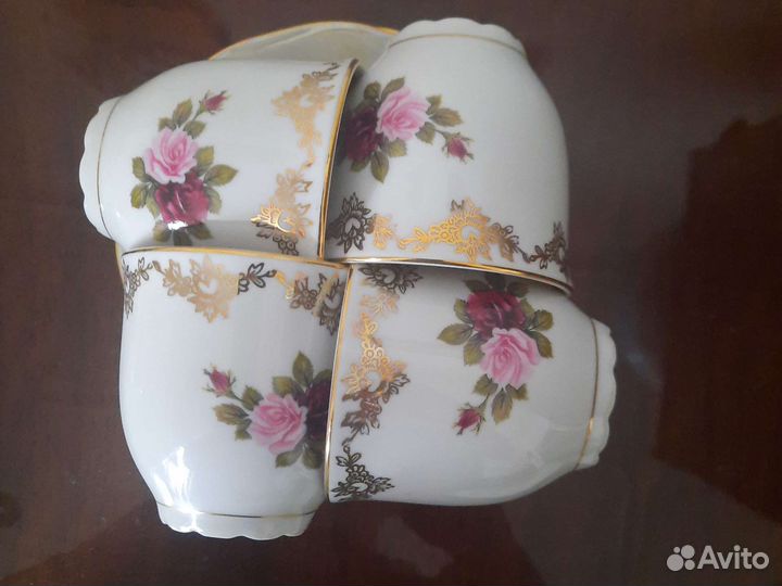 Чашка с блюдцем фарфор чехословакия