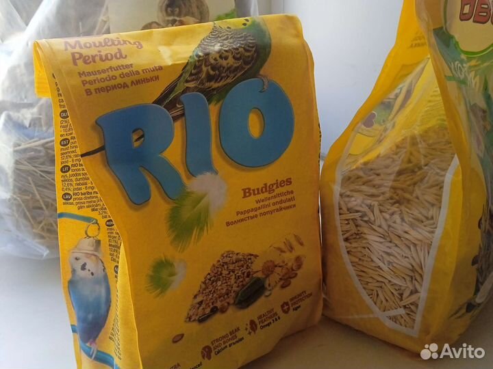 Корм для птиц и грызунов, сено