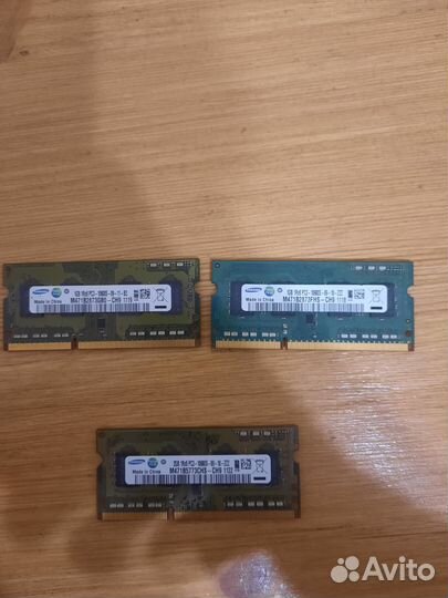Оперативная память ddr3 для ноутбука