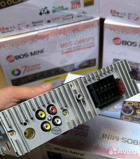 Магнитола 1Din с экраном под видеоклипы Bluetooth