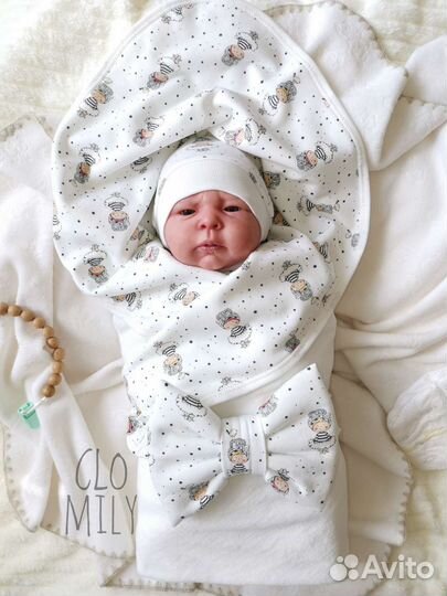 Комплект на выписку для девочки лето