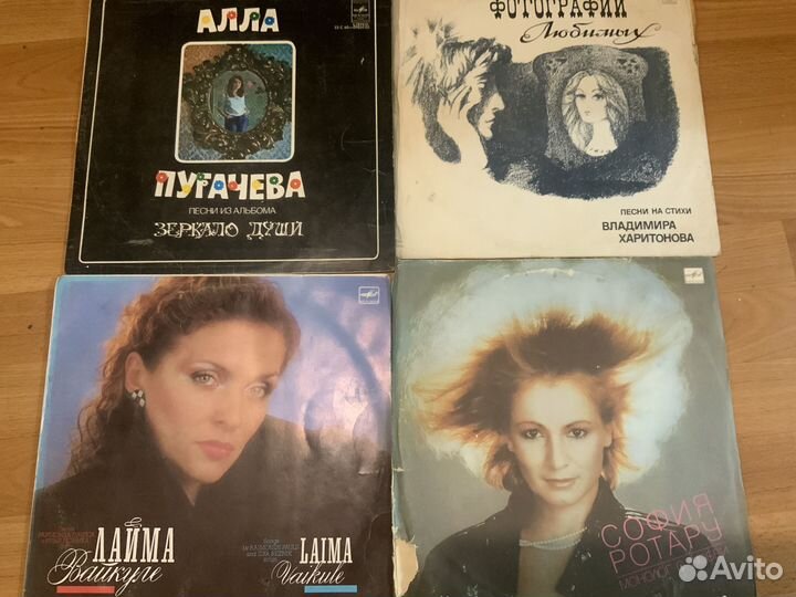 Русская и зарубежная эстрада на виниле пластинках