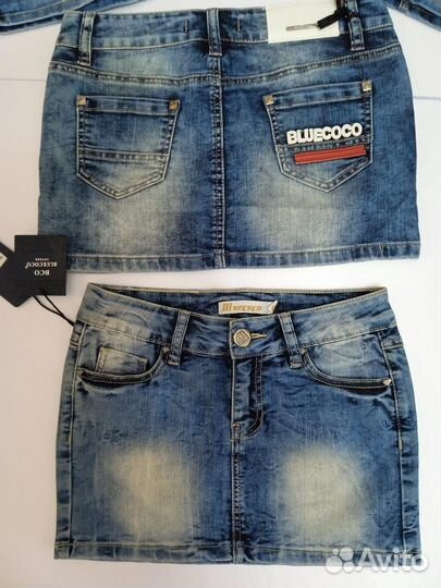 Юбка джинсовая