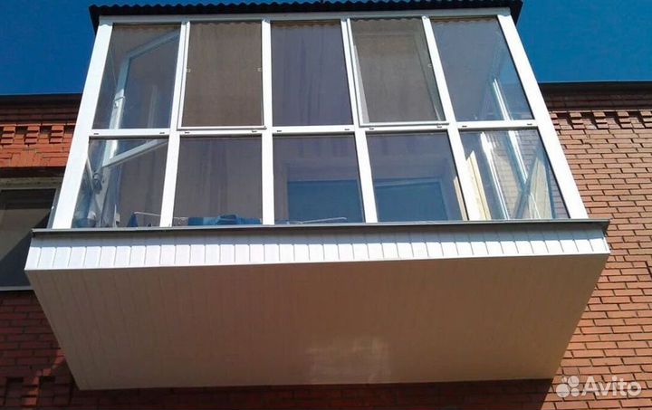 Остекление балконов и лоджий под ключ M9543