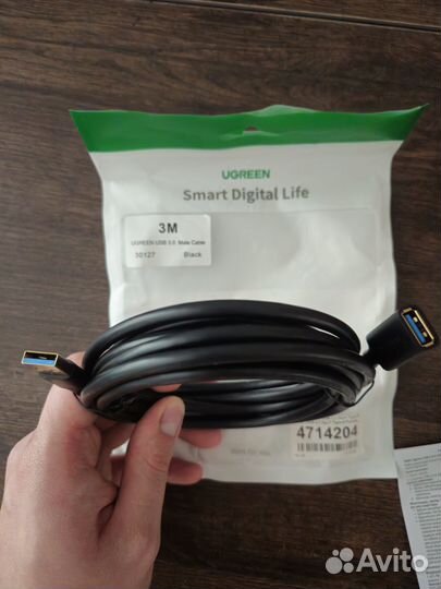 Кабеля Ugreen USB 3.2 -3м и USB 2.0 -3м