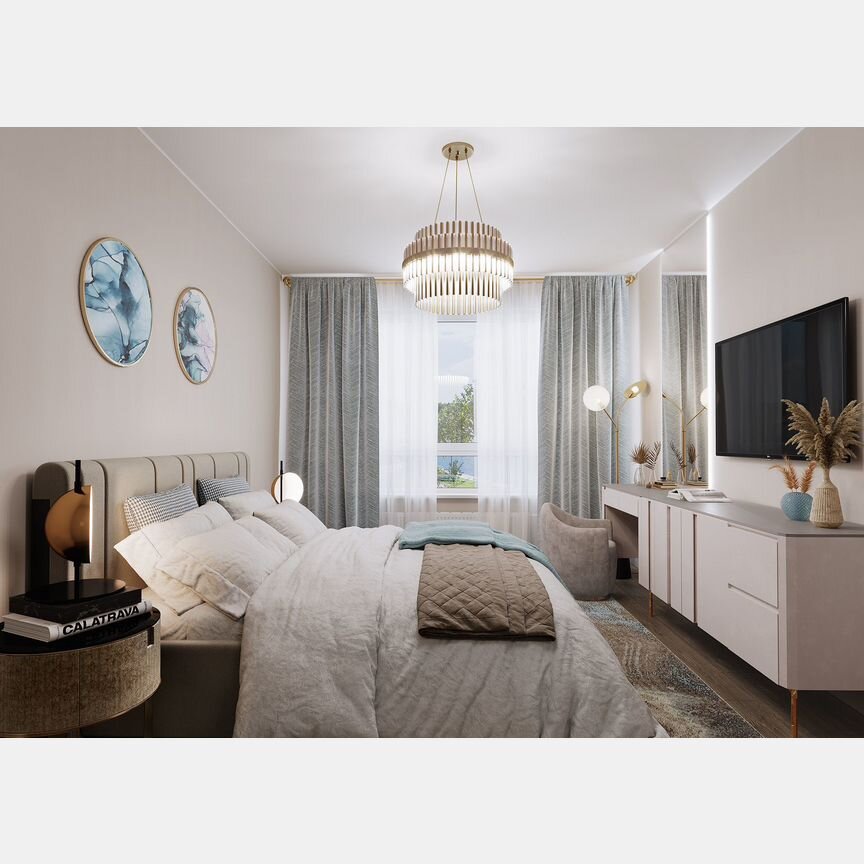 2-к. квартира, 63,8 м², 16/17 эт.