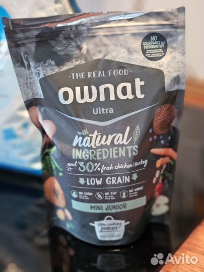 Сухой корм для щенков ownat
