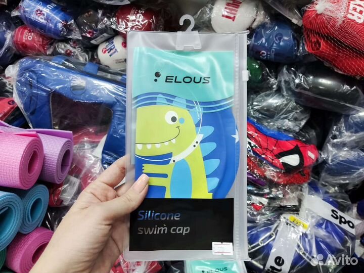 Шапочка для плавания детская силиконовая