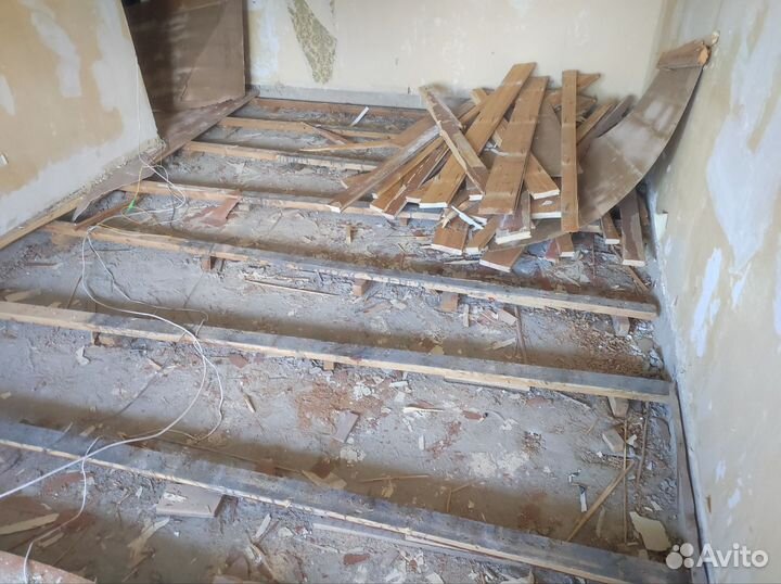 Демонтажные работы и вывоз мусора