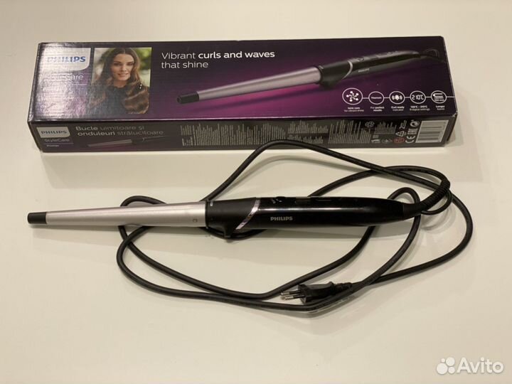 Стайлер плойка для завивки волос Philips