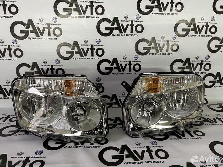 Фары Рено Дастер Дорестайлинг Белые