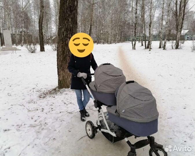 Коляска для двойни и погодок
