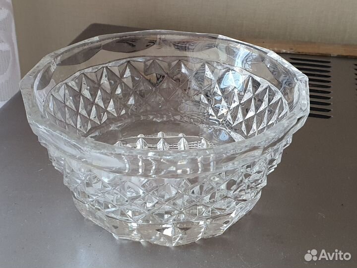 Хрустальные вазы (салатники), пепельница СССР