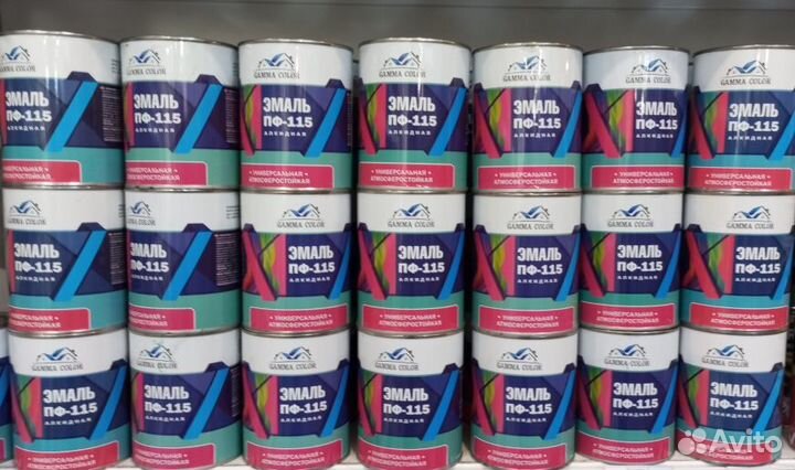 Эмаль пф115 алкидная