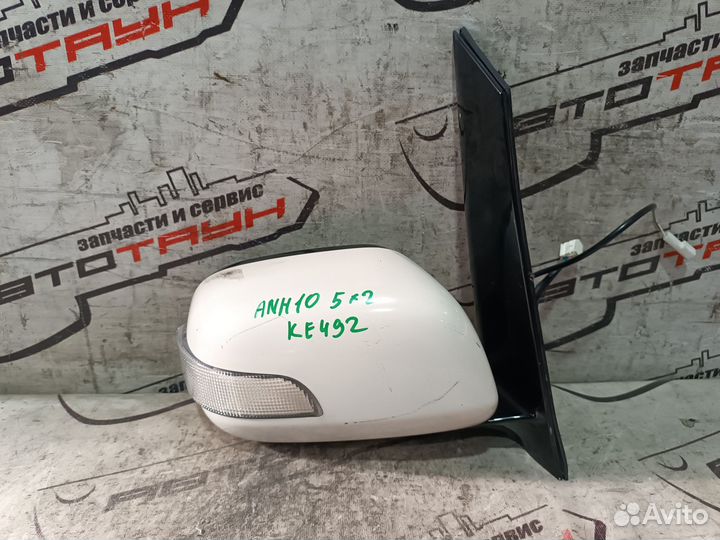 Зеркало toyota alphard ANH10W ANH15W ATH10W MNH10W MNH15W 5*2 контактов С ПОВТОРИТЕЛЕМ правое 2 моде