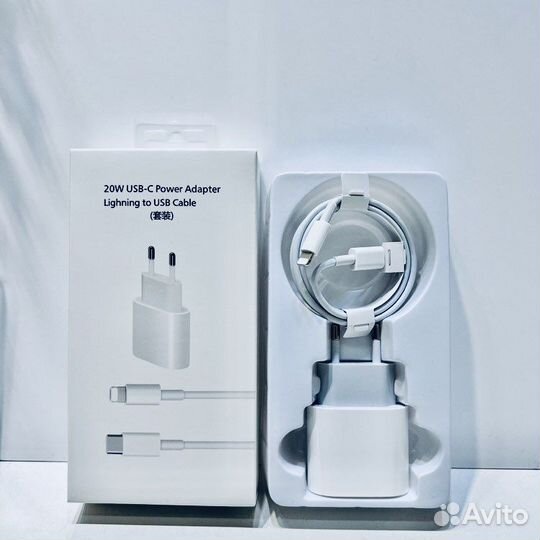 Зарядка на iPhone 20w с кабелем