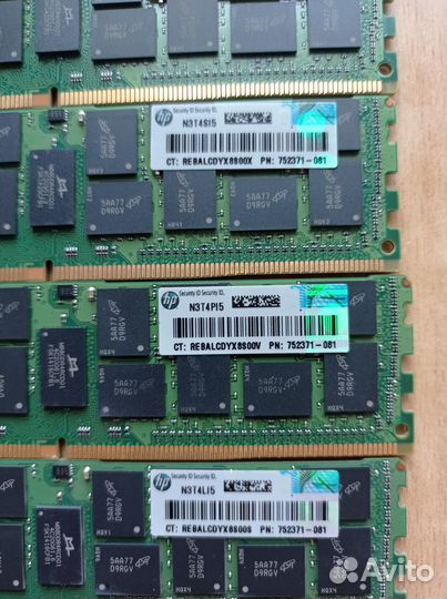 16gb 2133 MHz lrdimm HPE 752371-081