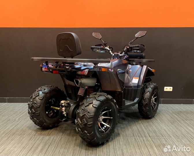 Квадроцикл MotoLand wild track X PRO 200 (серый)