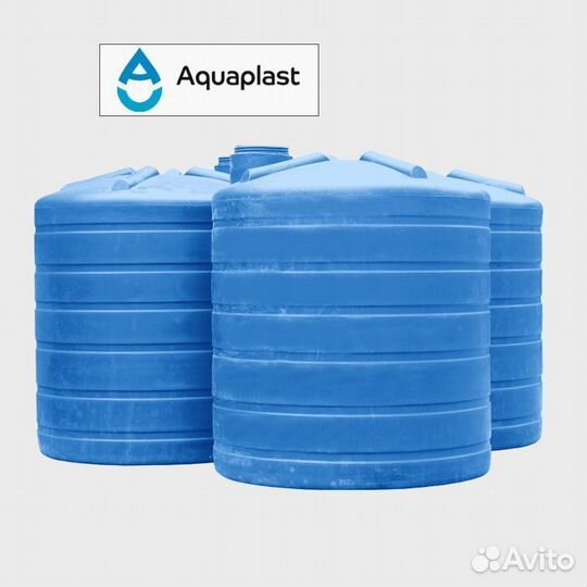 Емкость пластиковая 10 м3 для сыпучих продуктов (в