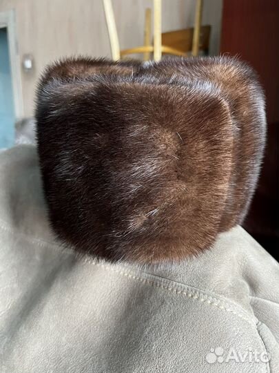 Норковая шапка мужская