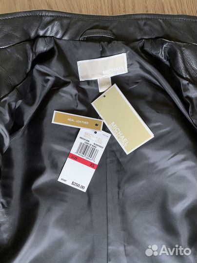 Michael Kors куртка кожаная оригинал XS новая