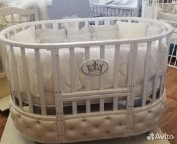 Детская кроватка 6 в 1 София кедр Elegance белая