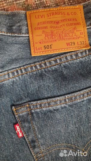 Джинсы levis 501