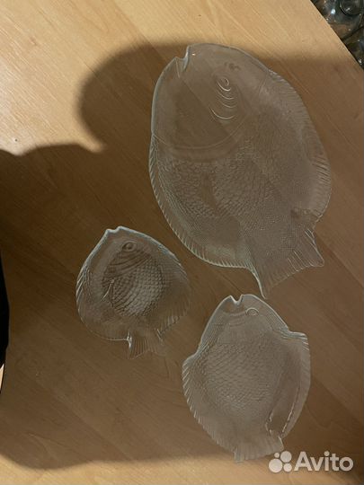 Блюда набор 3 шт (под рыбу)