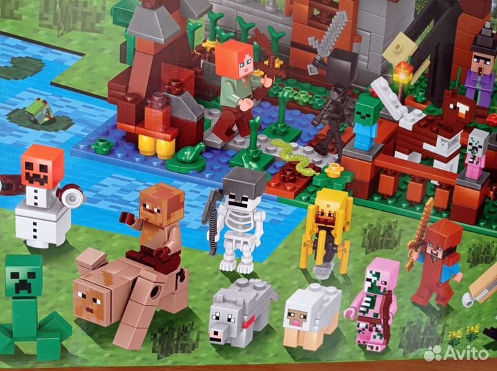 Майнкрафт День Рождения Стива 30 персонажей