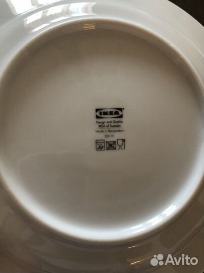 Тарелки суповые IKEA