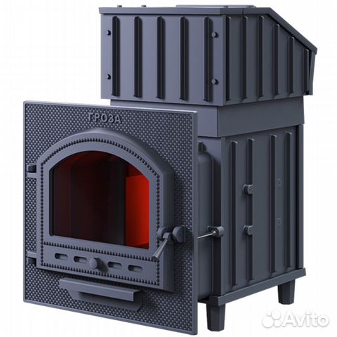 Печь дровяная чугунная Гроза 24(П) Универсальный