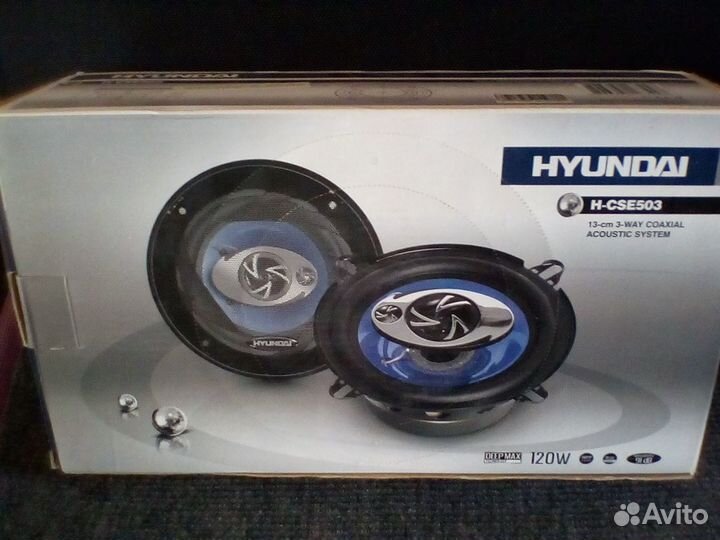 Продам авто акустику Хюндай,усилитель