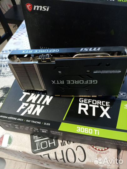 RTX 3060Ti MSI twin (2шт) не LHR