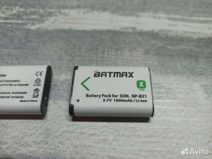 Новые аккумуляторы NP-BX1 для экшнкамеры Sony