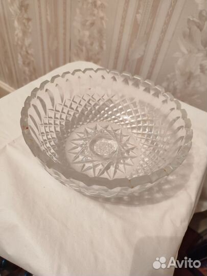 Салатник хрустальный