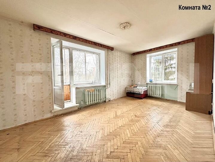 Комната 36,7 м² в 3-к., 4/5 эт.