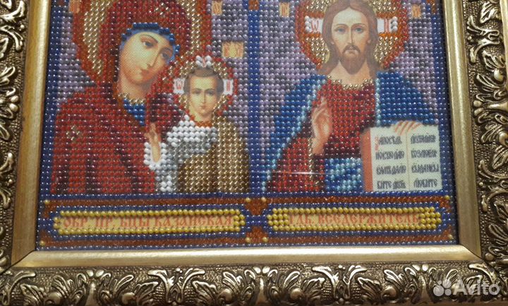 Иконы вышитые бисером и крестиком