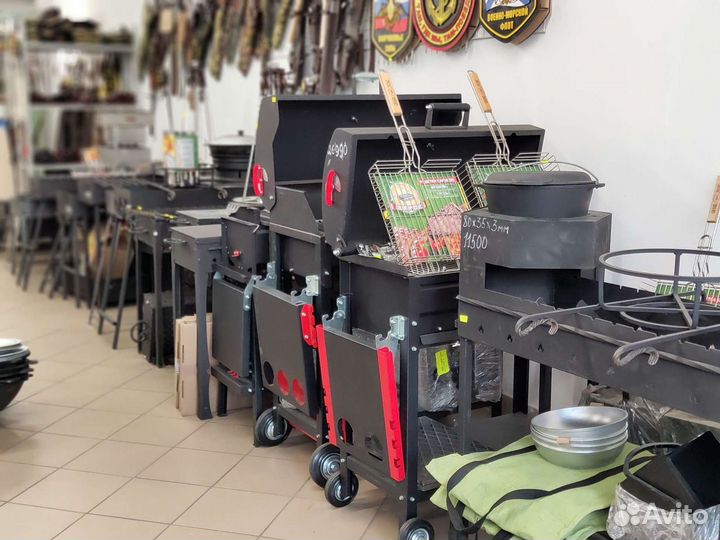 Мангал + Уголь + Кочерга + Совок