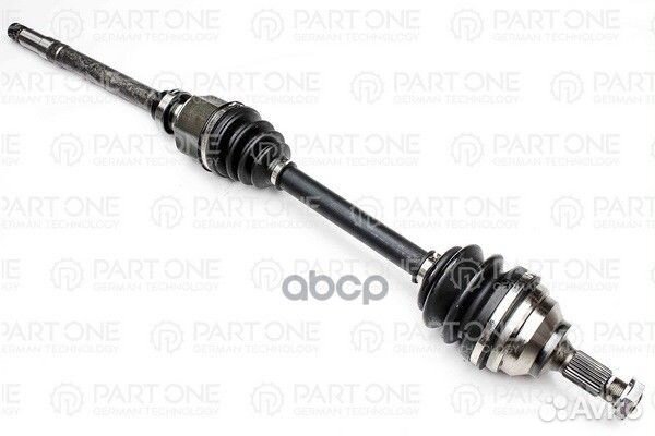 Полуось прав 25x866x58.5x22 citroen: xsara 97-00