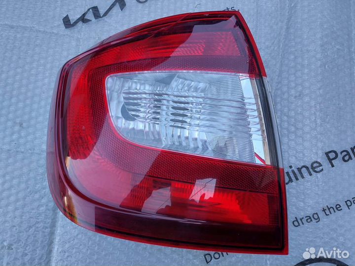 Фонарь задний левый Skoda Rapid 2017-2020