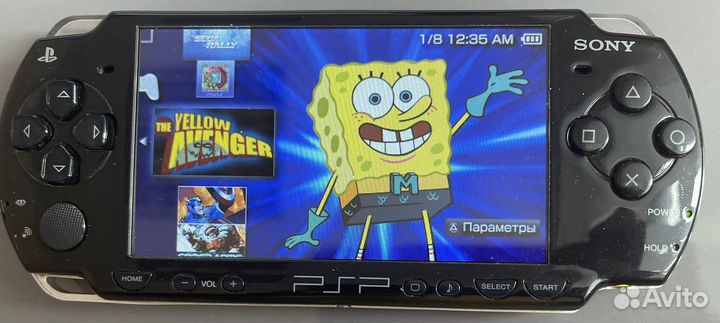 Sony Playstation PSP прошитая 150 топовых игр