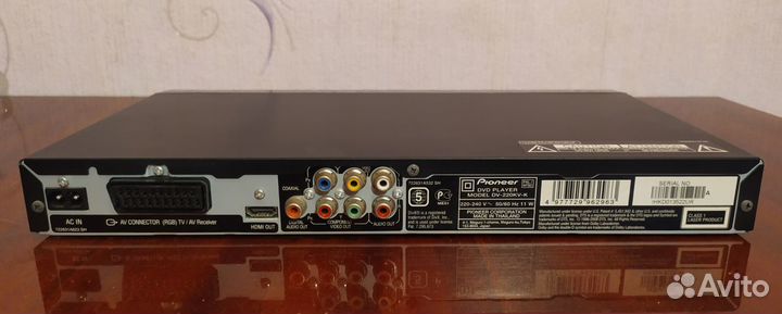 Продаётся проигрыватель DVD Pioneer DV-220KV