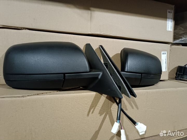 Зеркала лада приора - ваз 2110 матовые (лопухи)