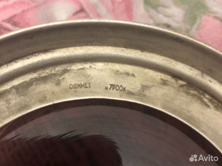 Конфетница мельхиор скань