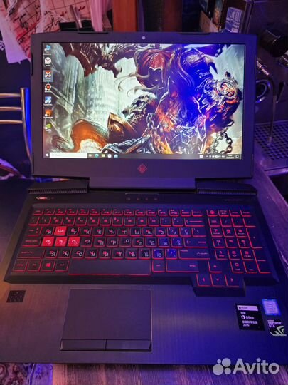 Игровой HP omen (GTX1050Ti/16/628/Core i5)